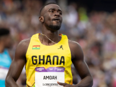 Joseph Paul Amoah finishes seventh in Commonwealth Games 200m final