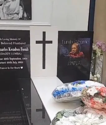 Ghanaians Get First Glimpse Of Daddy Lumba’s Final Resting Place One Year After His Passing