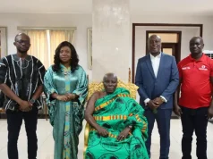 Telecel Ghana pays courtesy call on Okyenhene at 2026 Ohum Festival