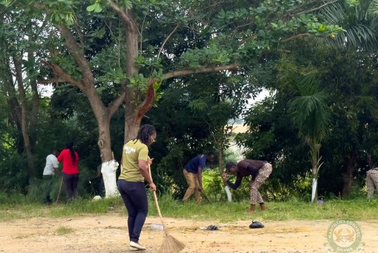 NACOC management, staff join nationwide clean-up exercise