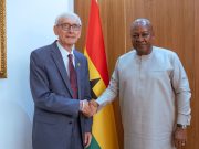 President Mahama receives Governor of Wisconsin State on Accra visit