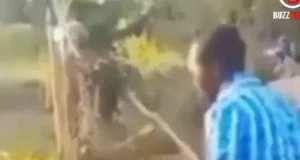 Husband storms the cemetery to beat his dead wife after DNA tests on his six kids