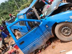 Head-on crash on Ajumako-Kokoben road kills three, injures 11