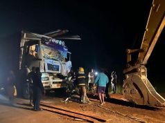 GNFS rescues trapped victim after Kpetoe-Sarakope road collision