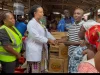 Ablekuma North MP donates relief items, streetlights to flood-hit Mallam Market traders