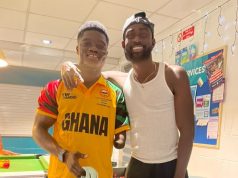 Joseph Paul inspires Team Ghana with racing spikes gift for Hayford Addae