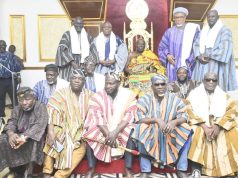 Dagbon delegation calls on Okyenhene, invites him to final funeral rites of late Yaa-Naa