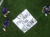 White House defends Argentina team over Falklands banner