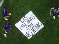 White House defends Argentina team over Falklands banner