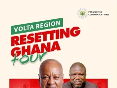 President Mahama begins Volta Region tour