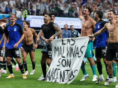Argentina face fine for Falklands banner in semi-final win