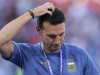 Scaloni leaves news conference in tears talking about his future