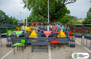 AMA presents 997 school desks to improve teaching and learning in public schools