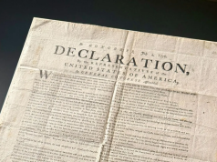 Rare copy of US Declaration of Independence found by volunteer in UK archives