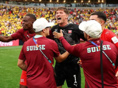 Switzerland beat Colombia on penalties to reach quarter-finals