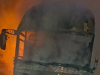 Yutong bus destroyed by fire on Mankessim–Accra highway, passengers escape unhurt