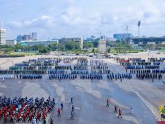 Vice President commends cadets at Republic Day parade
