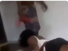 Video shows a set of Nigerian guys using a lady for money rituals