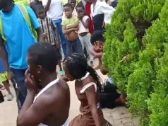 Four Young Ladies Caught Stealing Washed Clothes From Drying Lines In Wassa Akropong