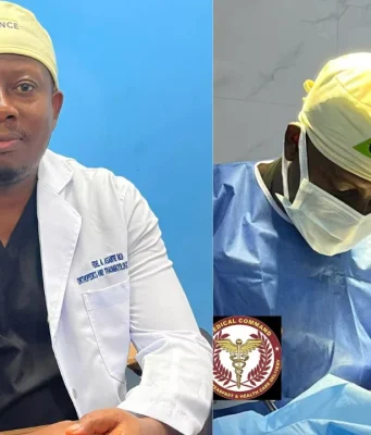 Dr. Fidel Agyei Asante successfully performs first ever Latarjet-Bristow procedure in a Liberian Hospital
