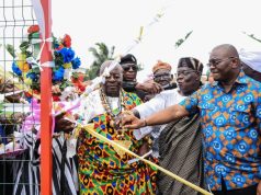 Ghana EXIM Bank’s 10th anniversary CSR project transforms Hogbe Park into a modern astro turf facility