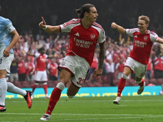 Arsenal cruise to Community Shield win against disappointing Man City