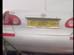 Suspected robber crashes stolen taxi into traders while fleeing mob at Ejisu