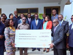 Fidelity Bank donates GH¢200,000 to Ghana Medical Trust Fund for vulnerable patients