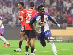Ernest Nuamah scores twice as Lyon beat Rennes