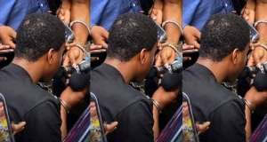 20-year-old phone dealer drives over a police officer