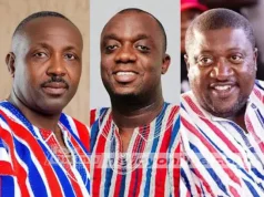 Global InfoAnalytics poll puts John Boadu, Justin Kodua and Titus Glover ahead in NPP executive race