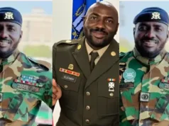 Celebrity soldier Raymond Kwaku becomes a US citizen just a year after joining the US army
