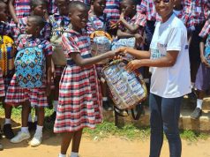 Western Regional YMCA turns plastic waste into school bags for pupils
