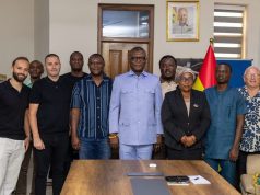 Management of Coachhene Sports Club pays courtesy call on Sports Minister