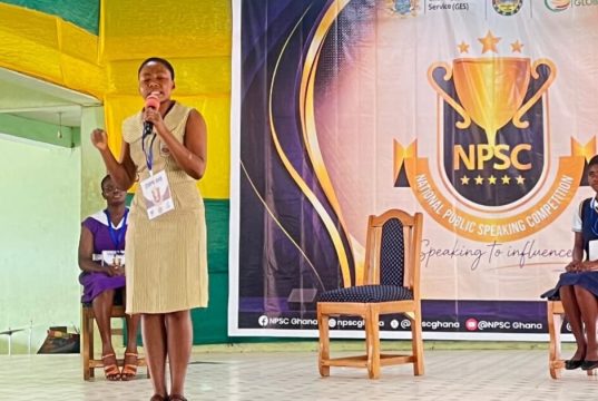 Volta Region National Public Speaking contest advances drug prevention conversation