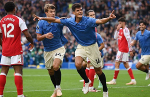 Arsenal handed first loss by brilliant Brighton