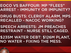 Newsfile to discuss EOCO-MP arrest, drug trafficking, speech arrests and $235m water debt