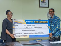 Star Oil donates GH¢1m to CID for new cell facility