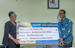 Star Oil donates GH¢1m to CID for new cell facility