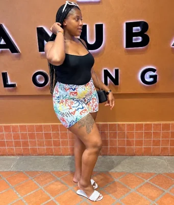 Wife shares photos of her husband’s side chick – Claims she is milking him dry
