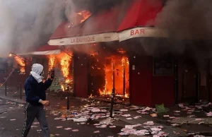 Violent clashes, looting and buildings ablaze in France as over 1,000 arrested after protests