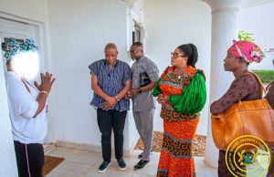 Gender Minister visits Nana Akua Addo and family; assures them of support
