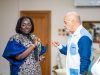 Lady Julia Osei Tutu hosts French fashion designer Christian Louboutin