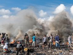 Breathing Poison: Toxic smoke from Agbogbloshie e-waste burning still making workers sick