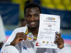 Karate-do: Ashesi University’s Kevin Bigirimana wins silver at Japanese Ambassador Championships