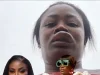 Video of Nana Akua Addo assaulted and receiving treatment at the hospital