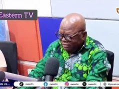 Video of the tragic moment Kwame Dzokoto collapsed inside the studio OWASS Radio