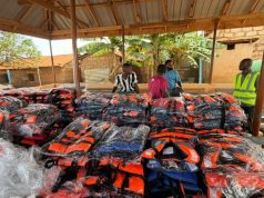 GMA donates 300 life jackets to boat operators, fishers in Dambai