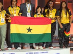 Ghana’s National Chess Team, The Golden Knights return from Samarkand with gold and seven new international titles