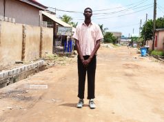 The 7-foot giant of Ngleshie Amanfro: Seven-foot Ghanaian Ephraim Saawa dreams of joining the national basketball team